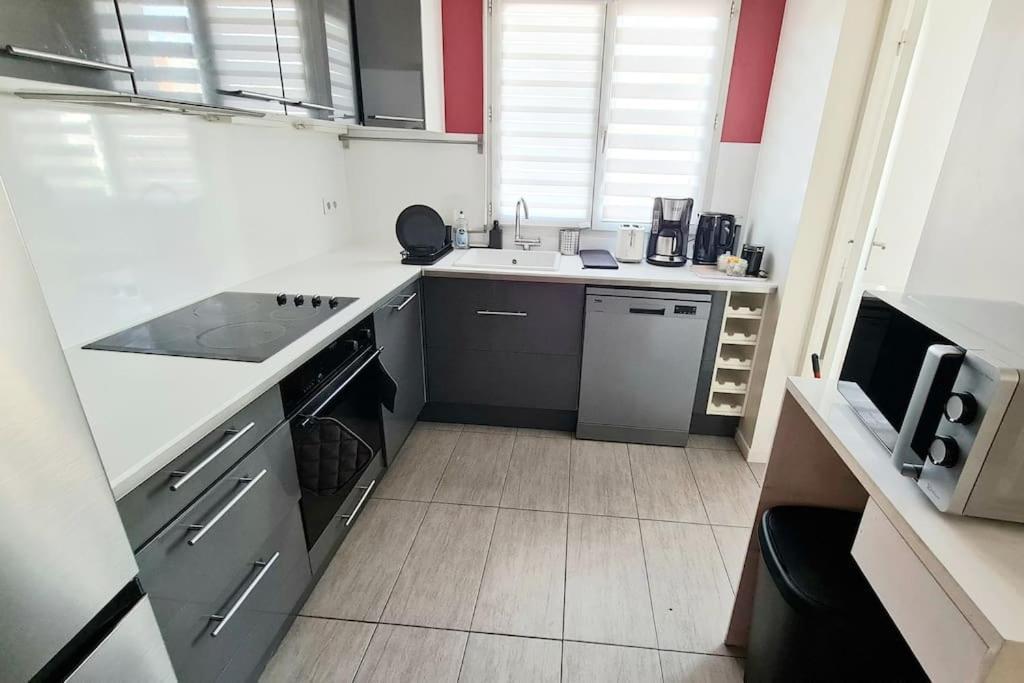 Appart Cosy & Spacieux-Metro7 Louis-Aragon+Parking Apartment Vitry-sur-Seine Luaran gambar